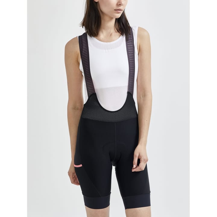 Craft Women's Adv Offroad Bib Shorts Black/Coral Craft