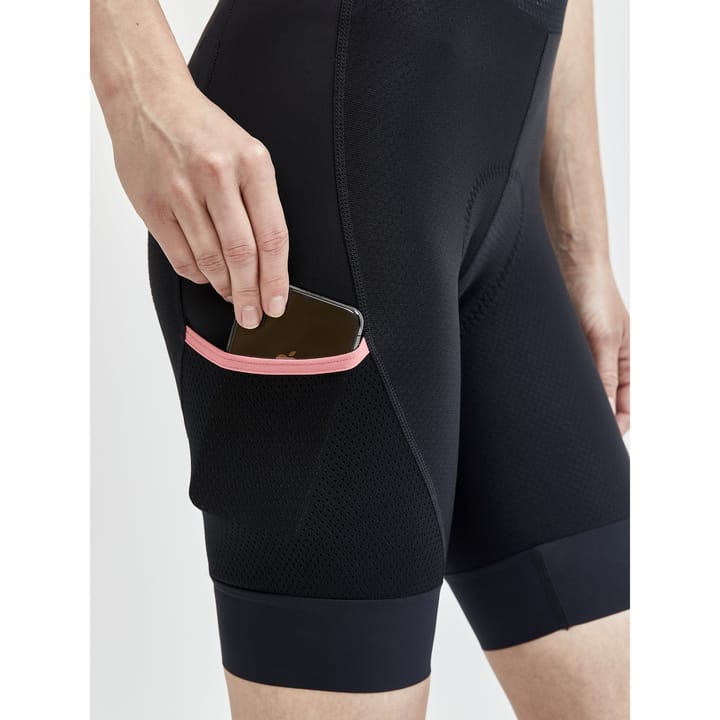 Craft Women's Adv Offroad Bib Shorts Black/Coral Craft