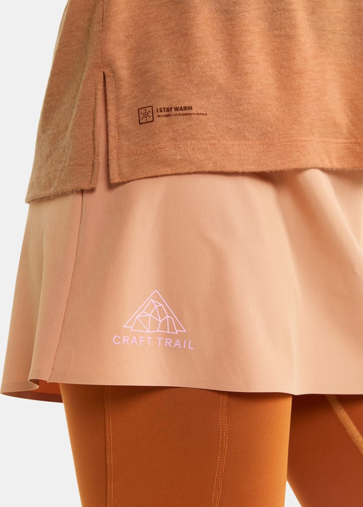 Craft Women's Advance Trail Wool Short Sleeve Tee Cliff Melange Craft