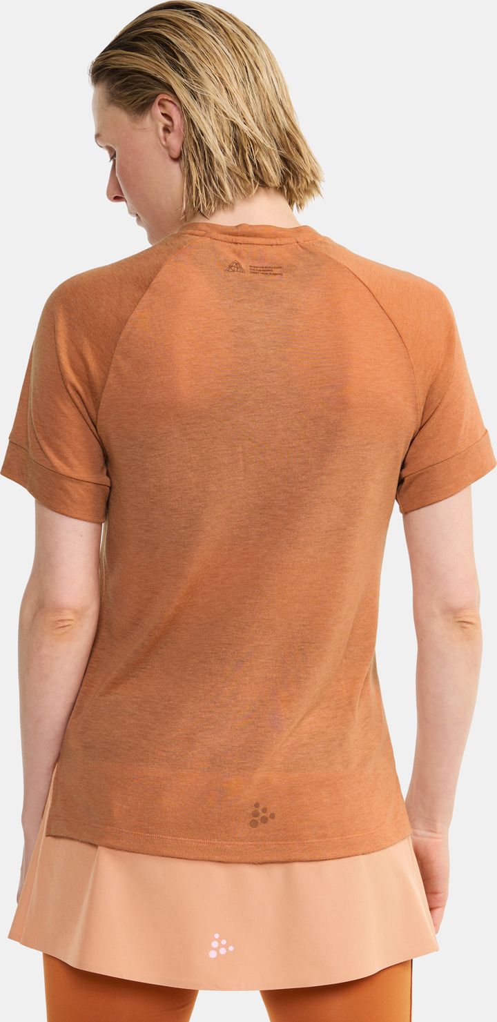 Craft Women's Advance Trail Wool Short Sleeve Tee Cliff Melange Craft