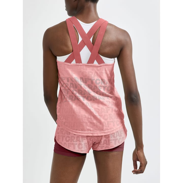 Craft Women's Core Charge Logo Singlet Coral Craft Craft Women's Core Charge Logo Singlet Coral Craft