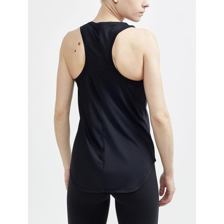 Women's Core Charge Rib Singlet Black Craft