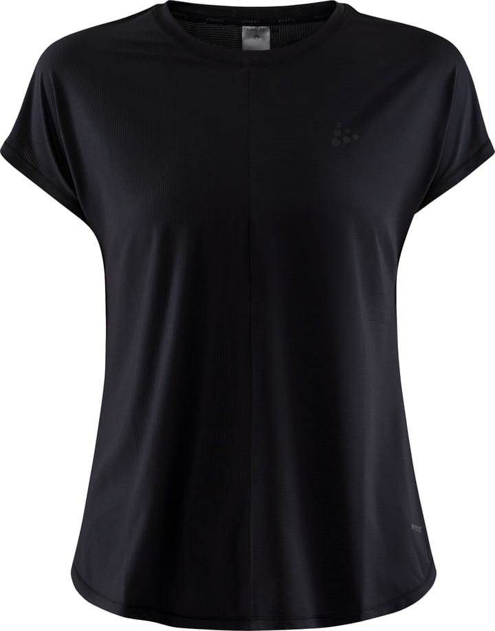 Craft Women's Core Charge Rib Tee Black Craft