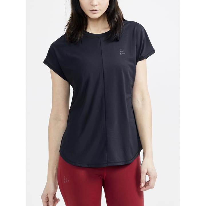Craft Women's Core Charge Rib Tee Black Craft