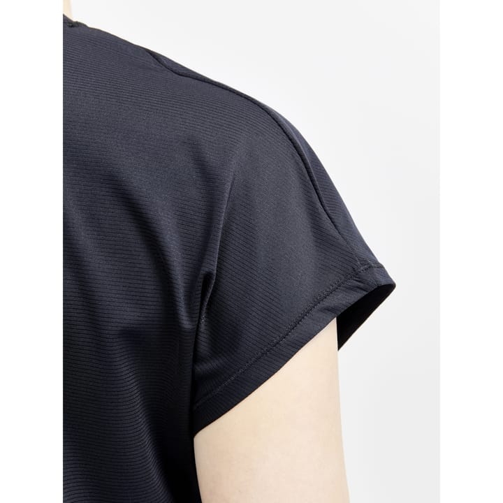 Craft Women's Core Charge Rib Tee Black Craft
