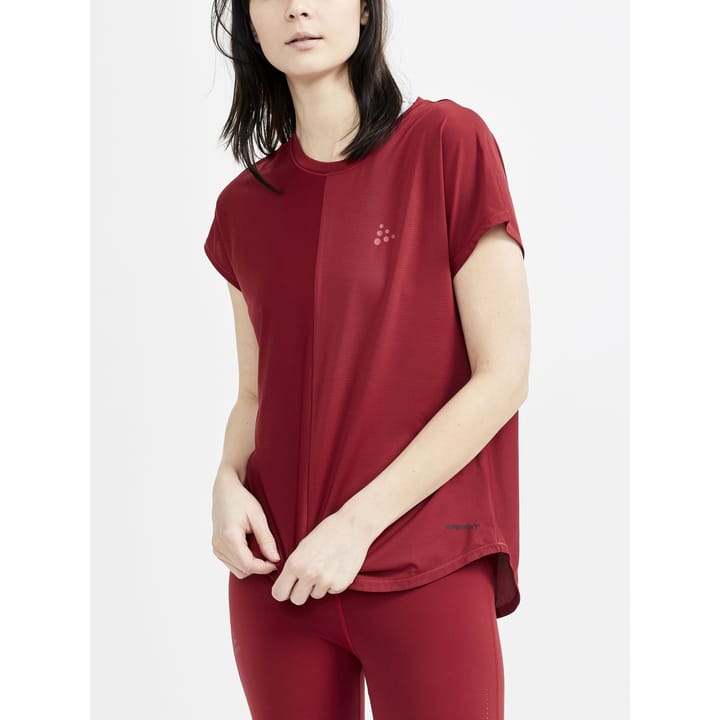 Craft Women's Core Charge Rib Tee Rhubarb Craft Craft Women's Core Charge Rib Tee Rhubarb Craft