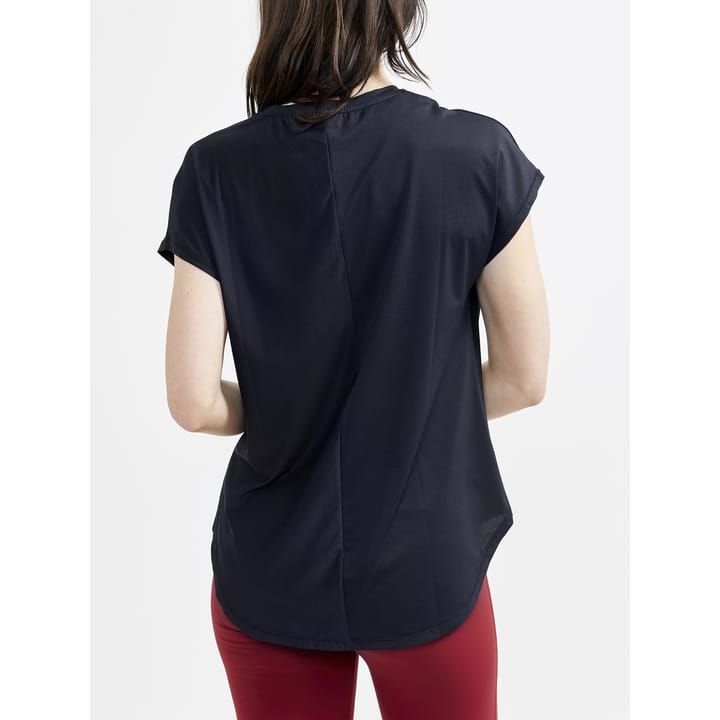 Craft Women's Core Charge Rib Tee Black Craft