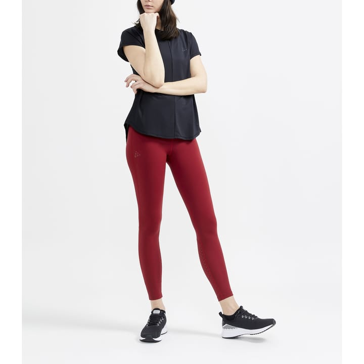 Craft Women's Core Charge Rib Tee Rhubarb Craft Craft Women's Core Charge Rib Tee Rhubarb Craft