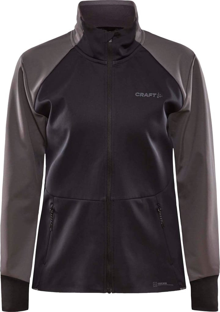 Women's Core Nordic Training Jacket Black/Granite Craft