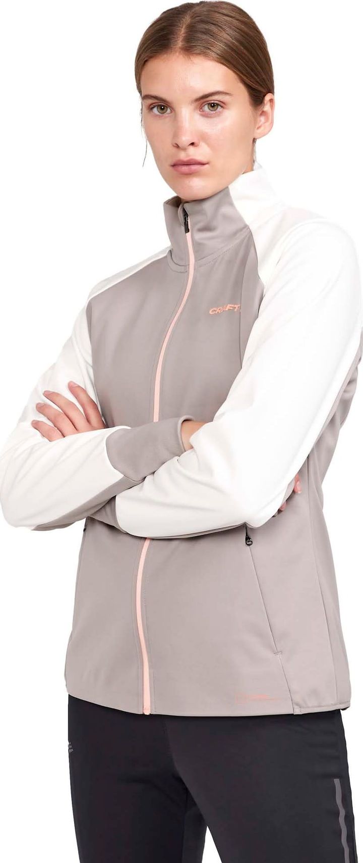 Women's Core Nordic Training Jacket Tofu-Clay Craft