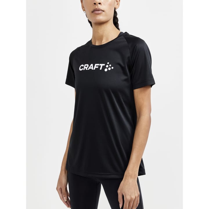 Craft Women's Core Unify Logo Tee Black Craft