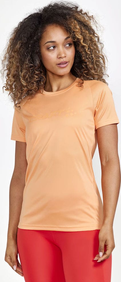 Craft Women's Core Unify Logo Tee Peach Craft