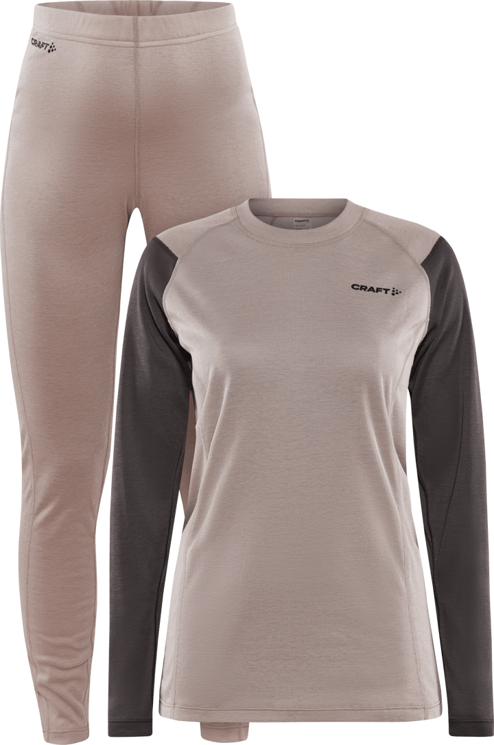Craft Women's Core Warm Baselayer Set Clay/Granite Craft Craft Women's Core Warm Baselayer Set Clay/Granite Craft