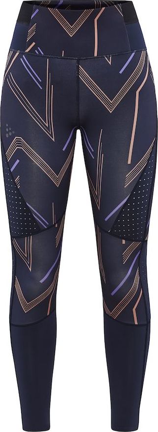 Women's Pro Charge Blocked Tights Blaze-Cliff