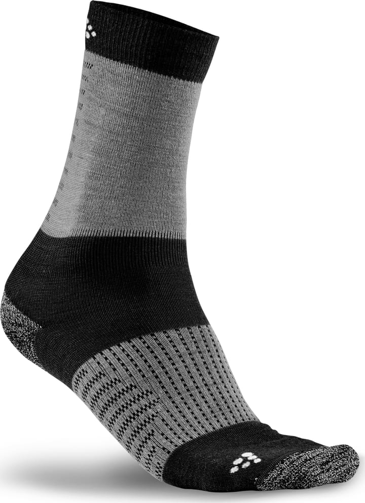 Craft XC Training Sock Black/Dark Grey Melange Craft