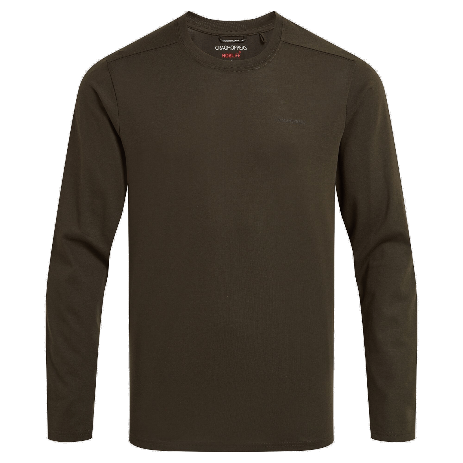 Craghoppers Men's Nosilife Abel Long Sleeved T-Shirt Woodland Green