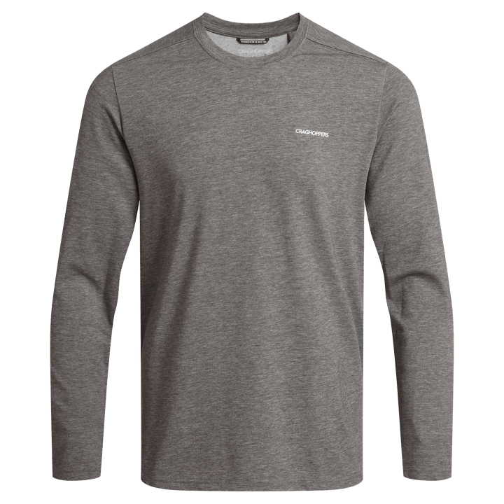 Craghoppers Men's Nosilife Abel Long Sleeved T-Shirt Black Pepper Marl Craghoppers Craghoppers Men's Nosilife Abel Long Sleeved T-Shirt Black Pepper Marl Craghoppers