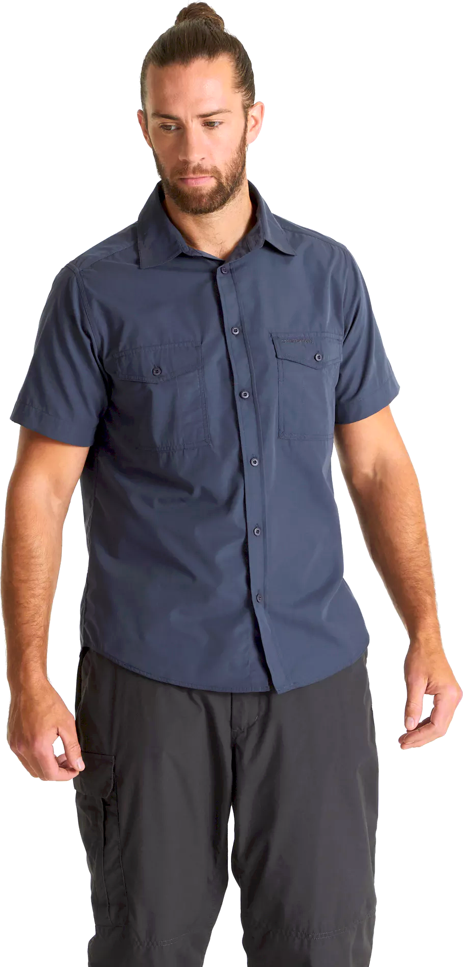 Craghoppers Men´s Kiwi Shirtsleeve Shirt Ombre Blue