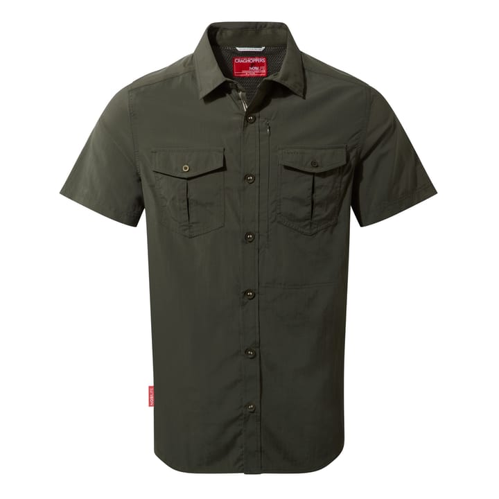 Craghoppers Men's NosiLife Adventure Short Sleeve Dark Khaki Craghoppers Craghoppers Men's NosiLife Adventure Short Sleeve Dark Khaki Craghoppers