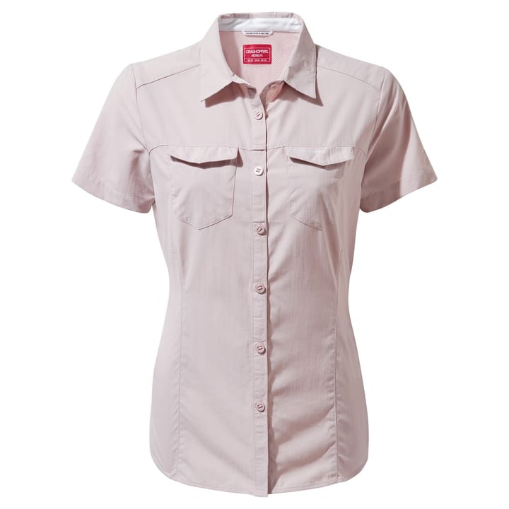 Craghoppers Women's NosiLife Adventure Shortsleeve Shirt Brushed Lilac Craghoppers