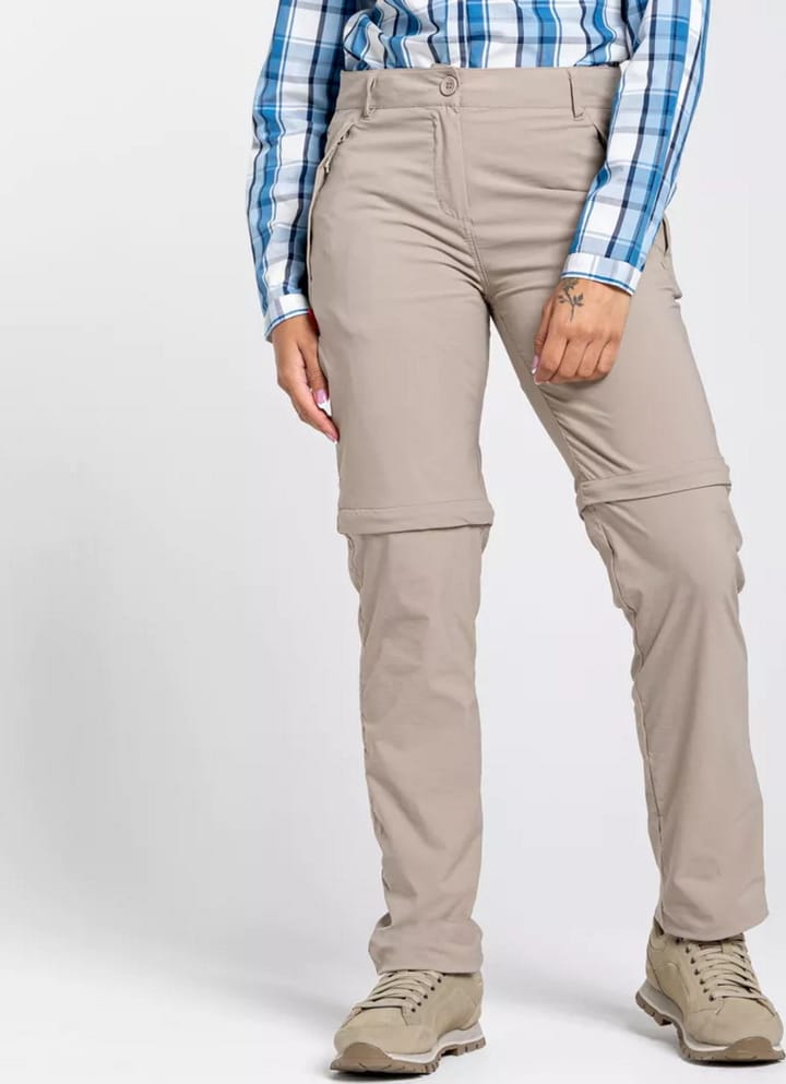 Craghoppers Women's Nosilife Pro Convertible Trousers Mushroom Craghoppers