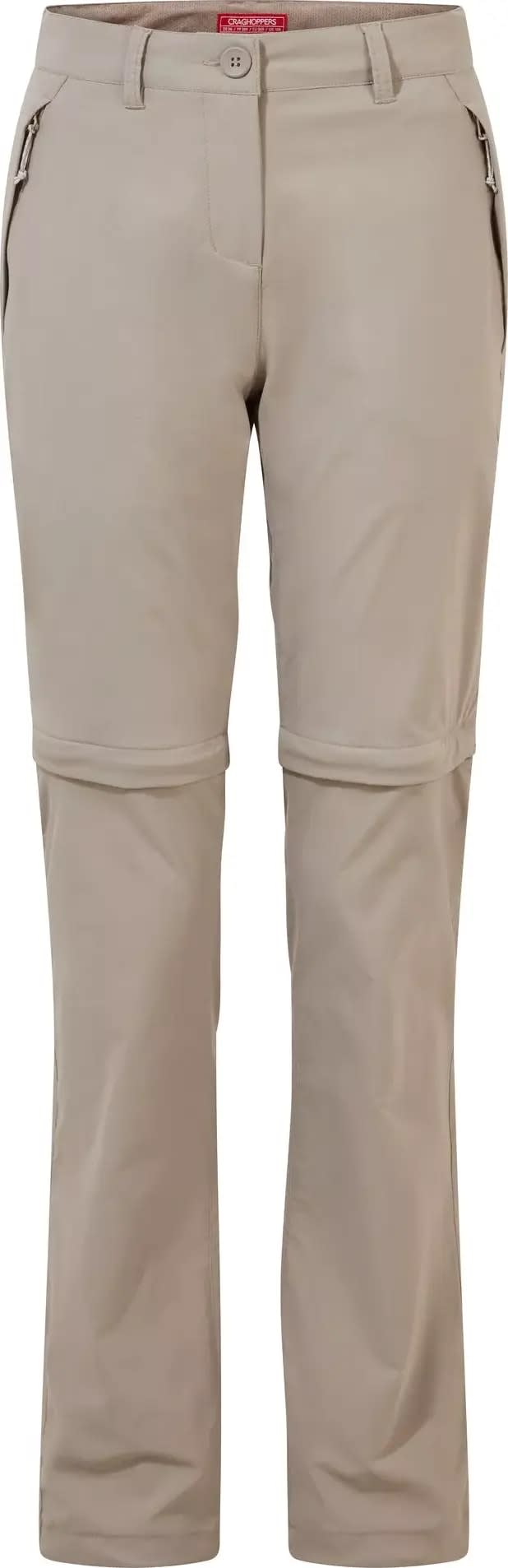 Craghoppers Women's Nosilife Pro Convertible Trousers Mushroom Craghoppers