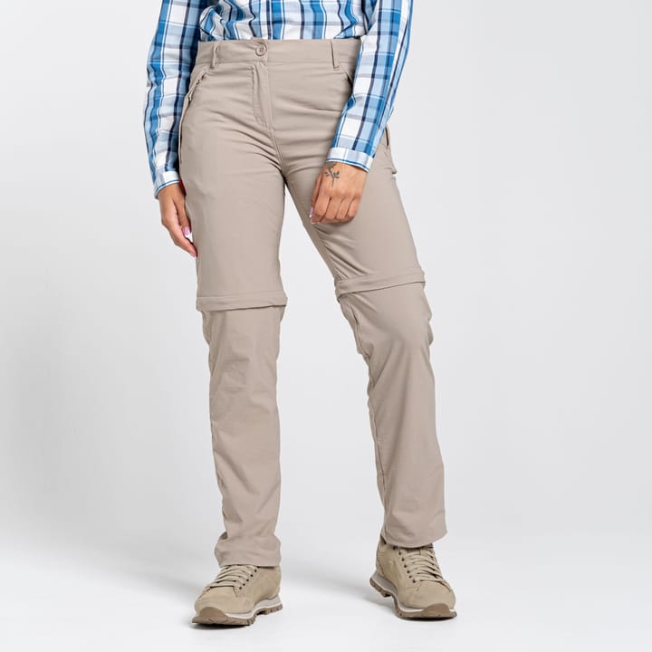 Craghoppers Women's Nosilife Pro Convertible Trousers Mushroom Craghoppers
