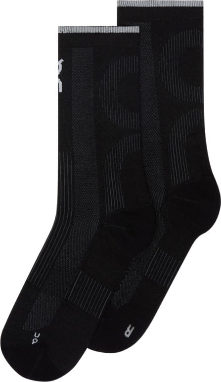On Unisex Elite Run Sock High Black On