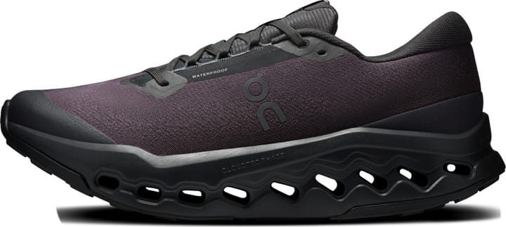 On Men's Cloudsurfer Trail 2 Waterproof Black/Black On