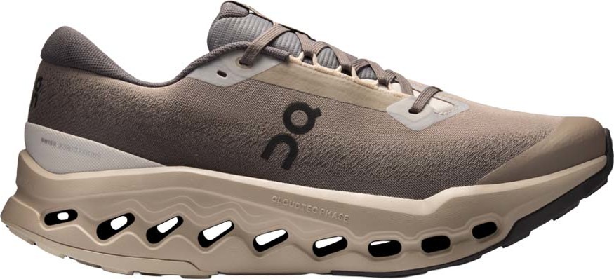 On Men's Cloudsurfer Trail 2 Waterproof Cinder/Desert Løpesko 44