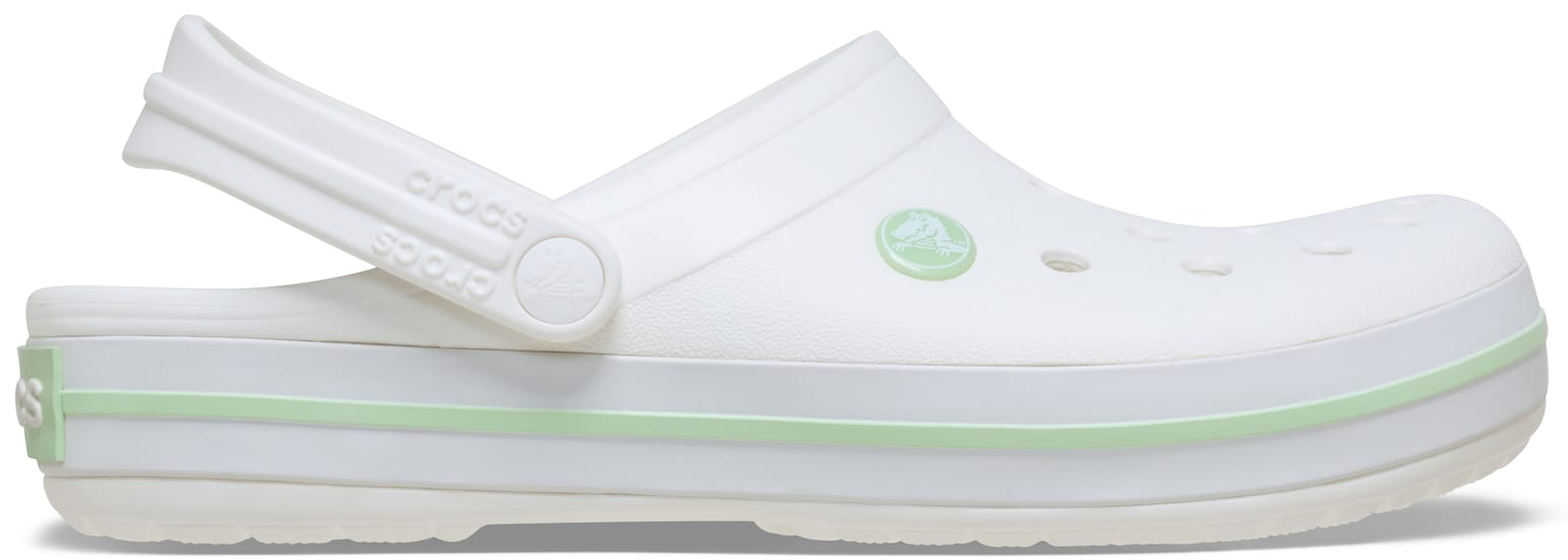 Crocs Unisex Crocband Clog White/serene Green