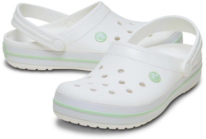 Crocs Unisex Crocband Clog White/serene Green Crocs