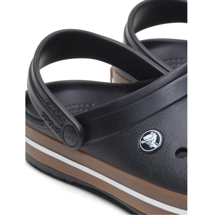 Crocs Unisex Crocband Gum Clog Black Crocs