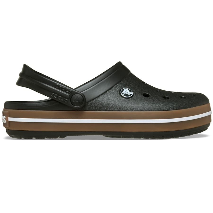 Crocs Unisex Crocband Gum Clog Black
