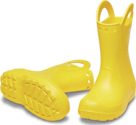 Crocs Toddler Handle It Rain Boot  Yellow Crocs