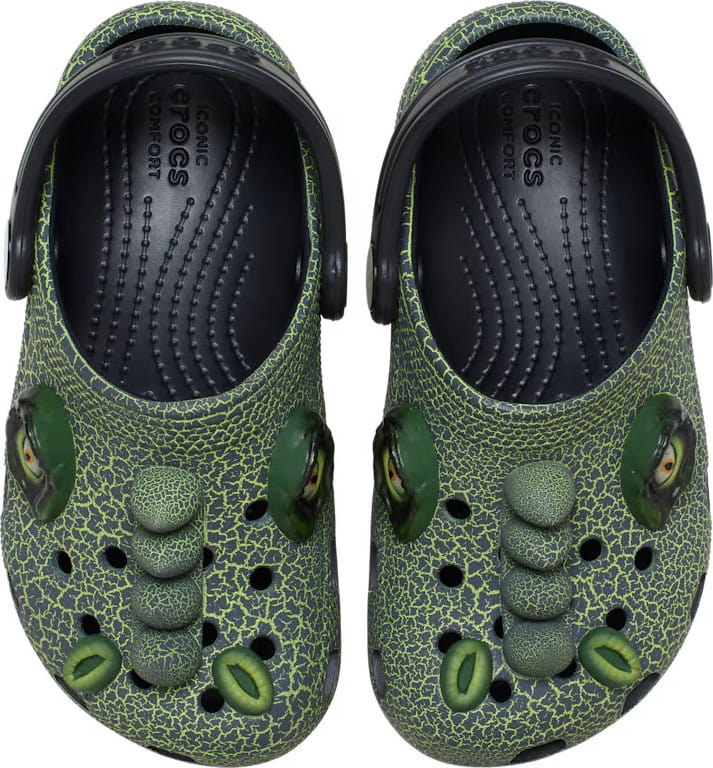 Crocs Classic Iam Scary Dino Clog T Black Crocs