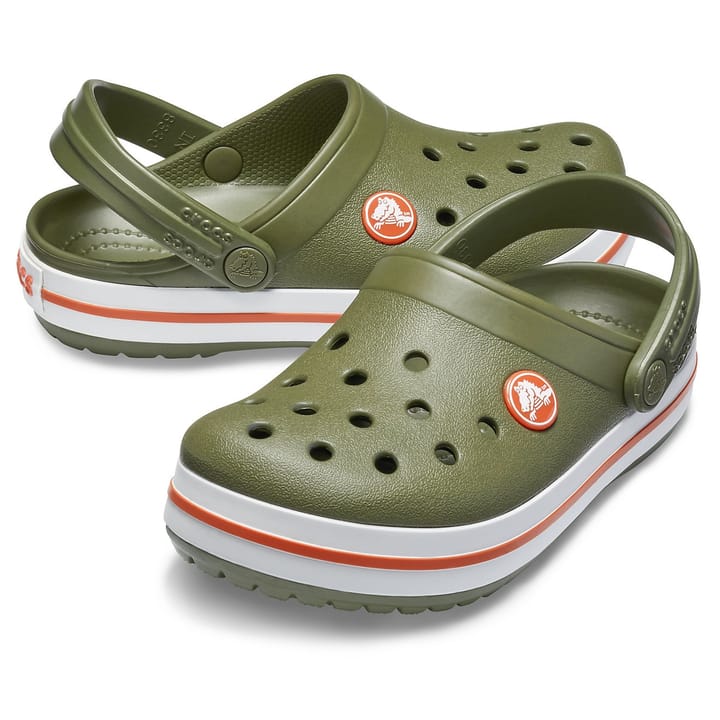 Crocs Kids' Crocband Clog Armygreenburntsienna Crocs