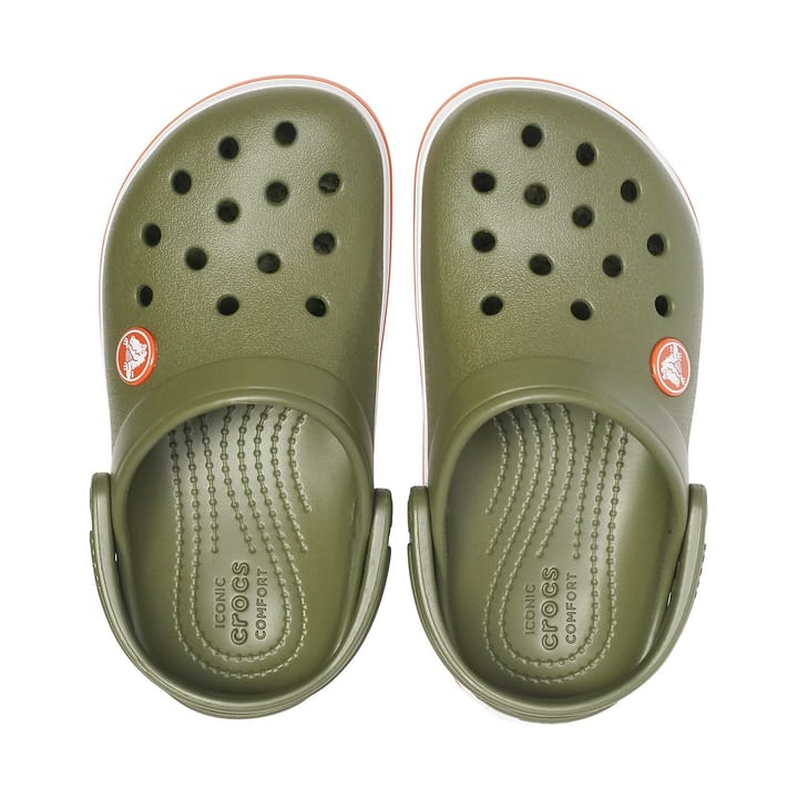 Crocs Kids' Crocband Clog Armygreenburntsienna Crocs