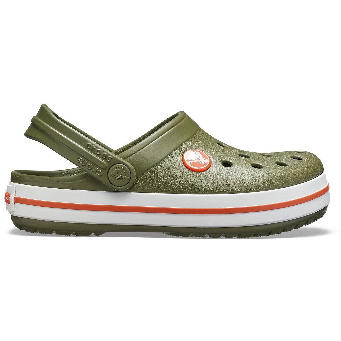 Kids’ Crocband Clog Armygreenburntsienna