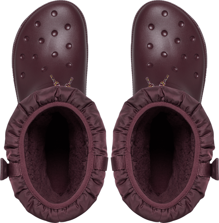 Crocs Women's Classic Neo Puff Luxe Boot Dark Cherry Crocs