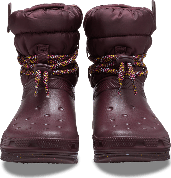 Women's Classic Neo Puff Luxe Boot Dark Cherry Crocs