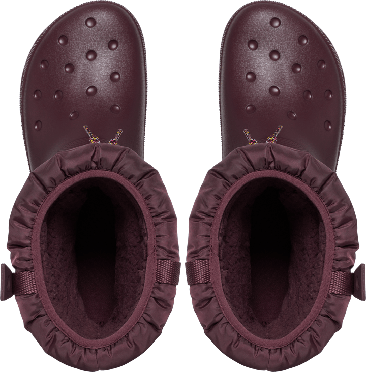 Crocs Women's Classic Neo Puff Luxe Boot Dark Cherry Crocs