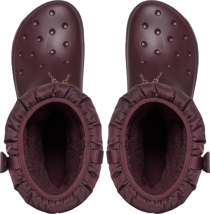 Crocs Women's Classic Neo Puff Luxe Boot Dark Cherry Crocs