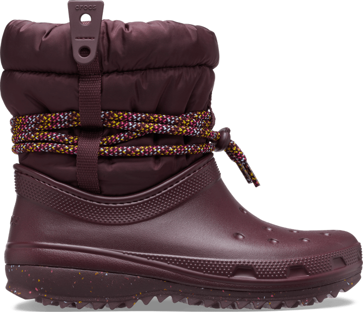 Crocs Women's Classic Neo Puff Luxe Boot Dark Cherry Crocs