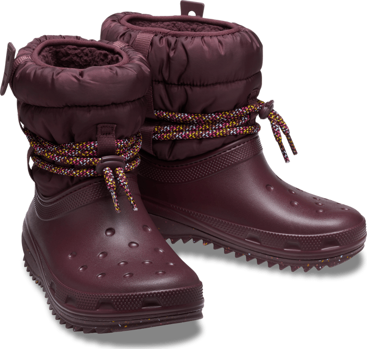 Crocs Women's Classic Neo Puff Luxe Boot Dark Cherry Crocs