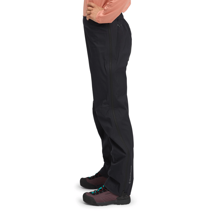 Black Diamond Women's Fineline Strch Fz Pants Short Black Black Diamond