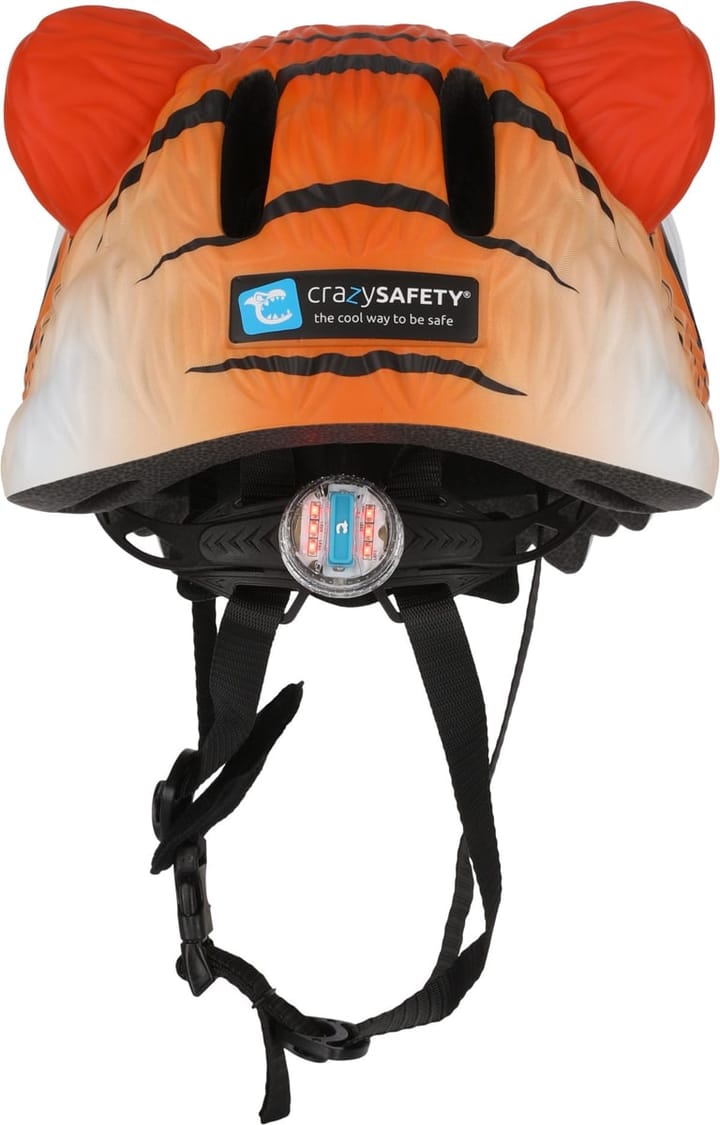 Crazy Safety Tiger Bicycle Helmet Orange Crazy Safety