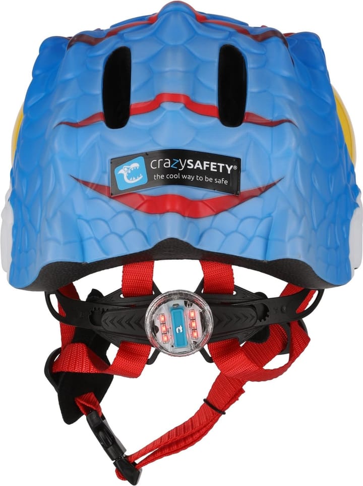 Crazy Safety Dino Bicycle Helmet Blue Crazy Safety