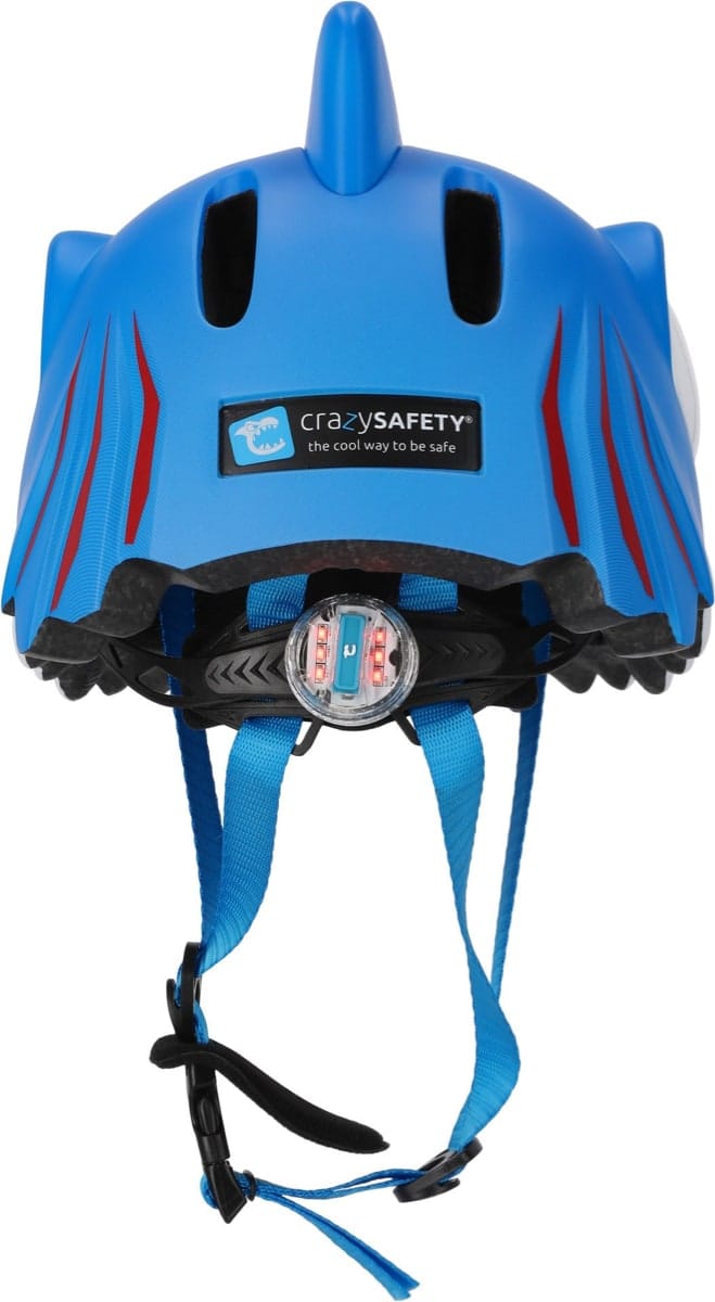Crazy Safety Shark Bicycle Helmet Blue Crazy Safety
