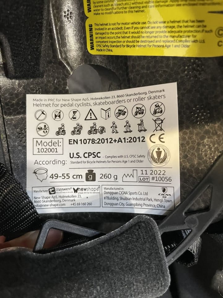 Crazy Safety Clown Fish Bicycle Helmet Pink Crazy Safety